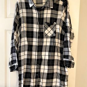 Black & White Plaid Dress